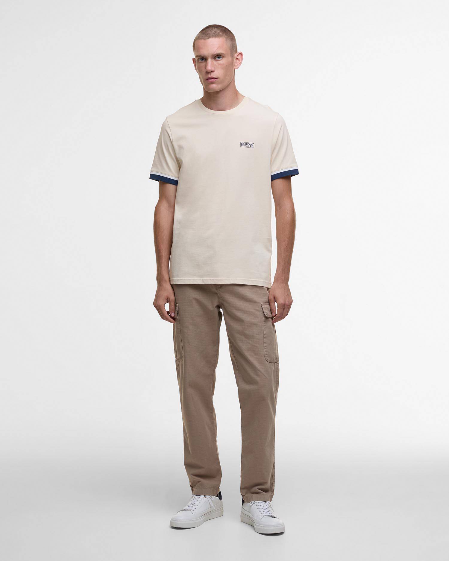 Deep Cuff Evan Tipped T-Shirt image number 1