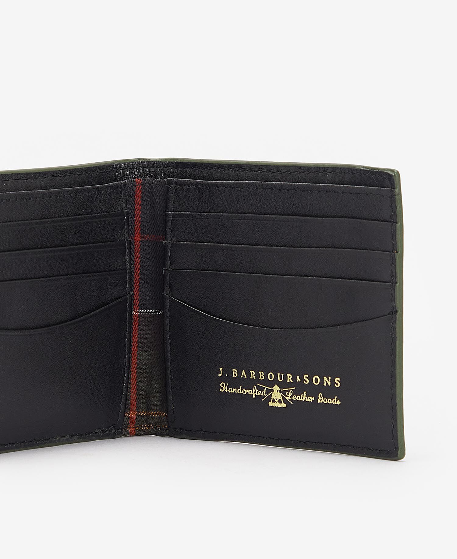 Grain Leather Billfold Wallet Classic Black