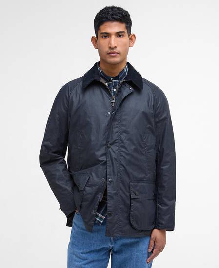Lightweight Ashby Waxed Jacket Royal Navy