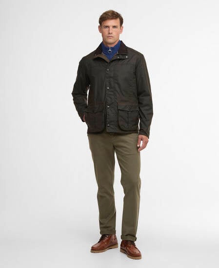 Sander Waxed Jacket Olive