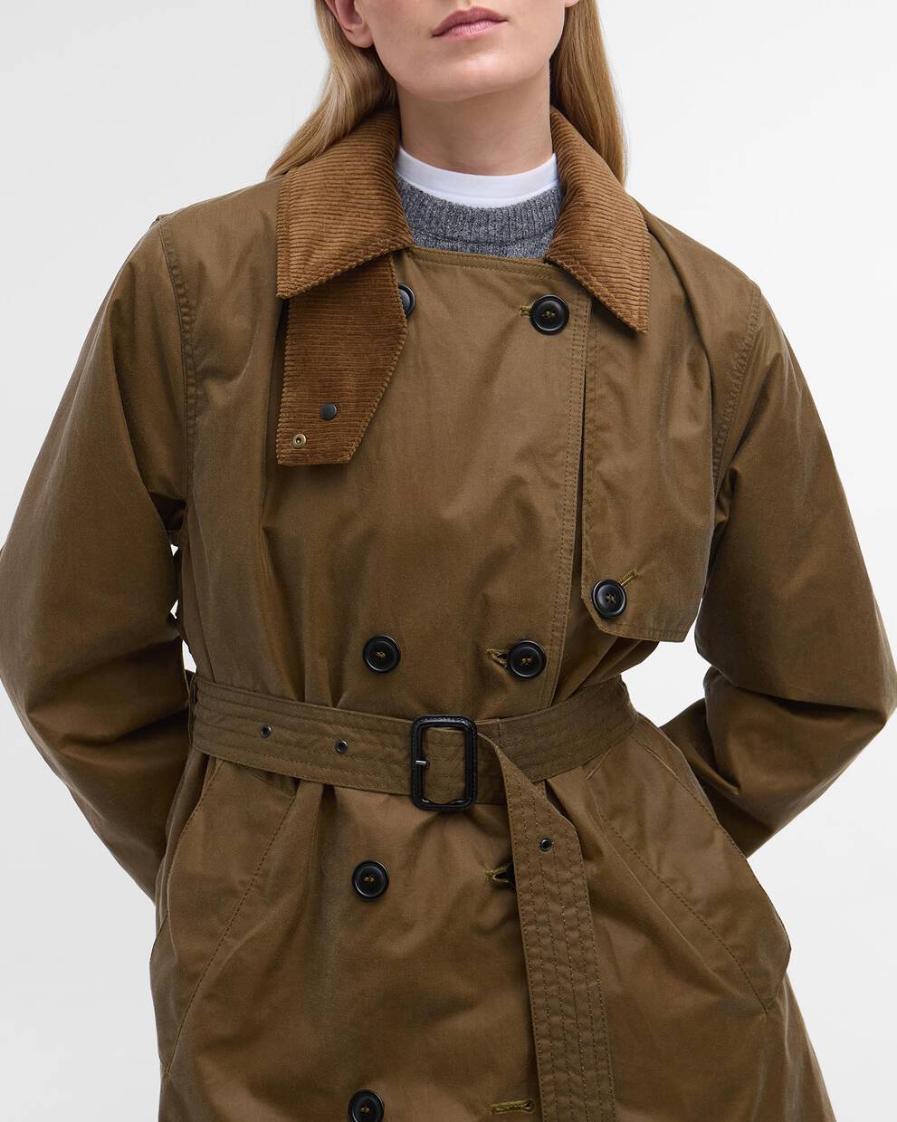 Trench doppiopetto cerato Barbour x Margaret Howell