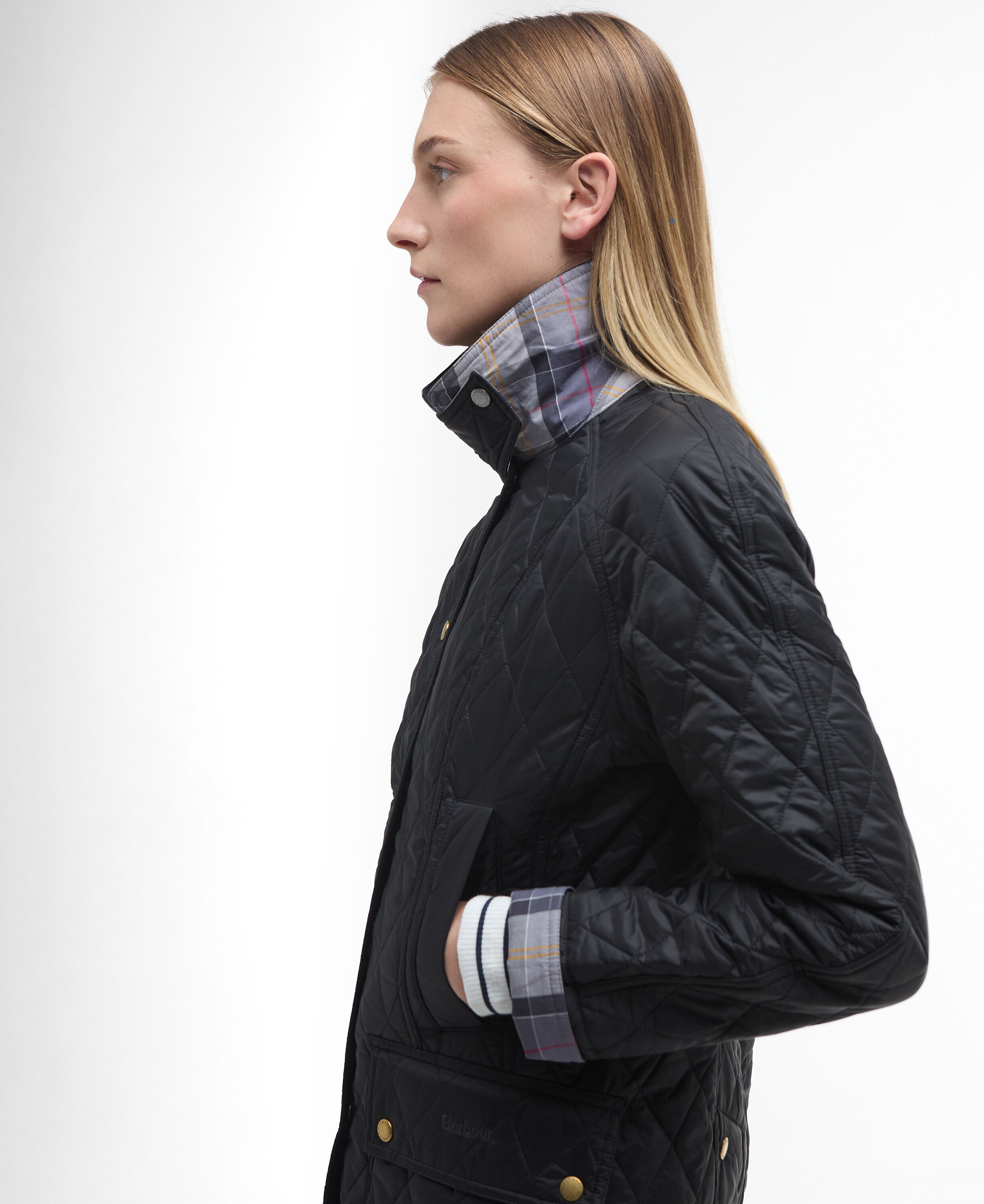 Summer Beadnell Quilted Jacket Classic Black