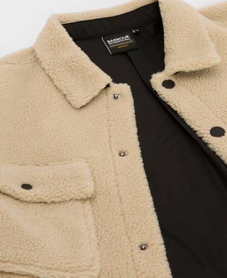 Trident Borg Fleece Overshirt Mist