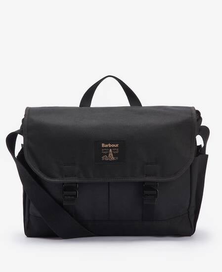 Field Waxed Satchel Classic Black