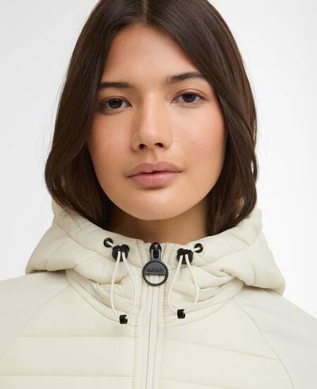 Steppjacke Valentina Bone White