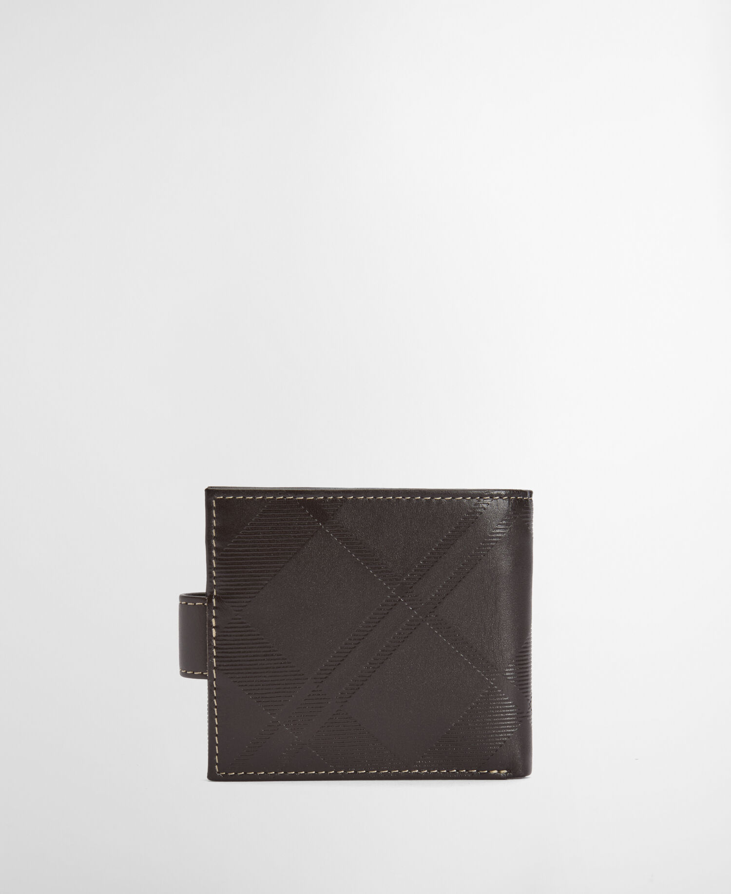 Bamburgh Deboss Leather Wallet Brown