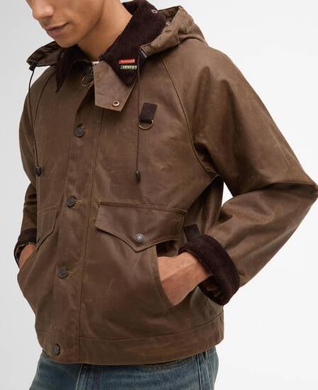 Barbour x Levi's Spey Waxed Jacket Tan