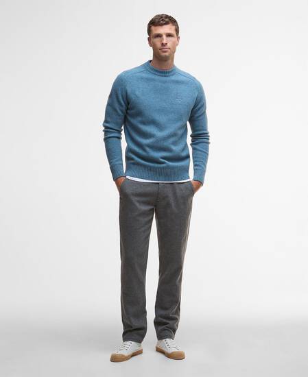 Grangetown Crew Neck Jumper Bluestone