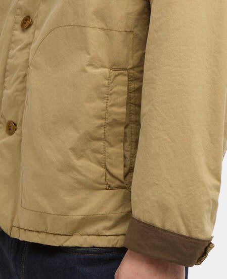 Troon Washed Waxed Jacket Sand