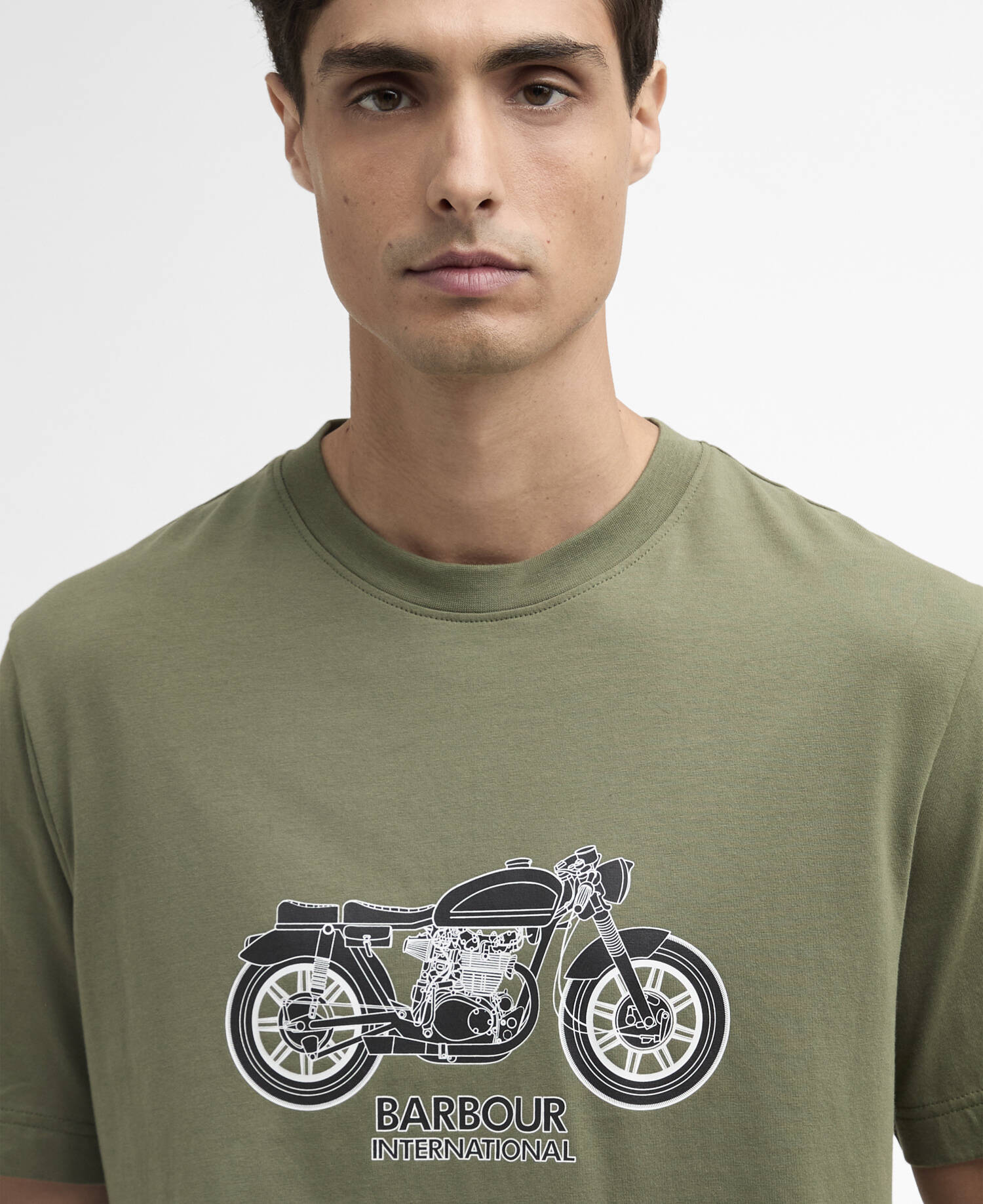 T-Shirt Piston Graphic Burnt Olive image number 3