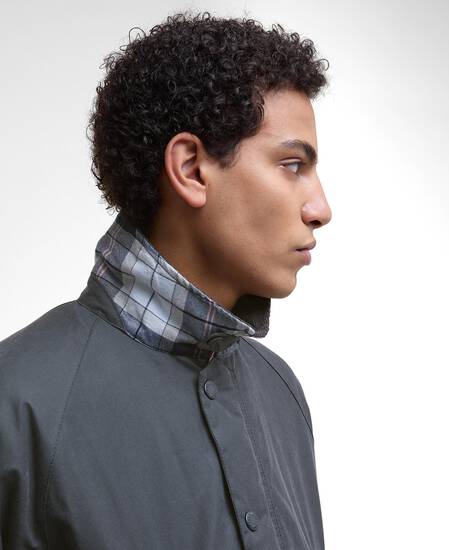 Ambleside Waxed Jacket Grey/Tartan Tbc