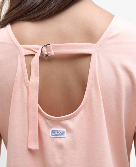 Natalia Midi Dress Peach Parfait