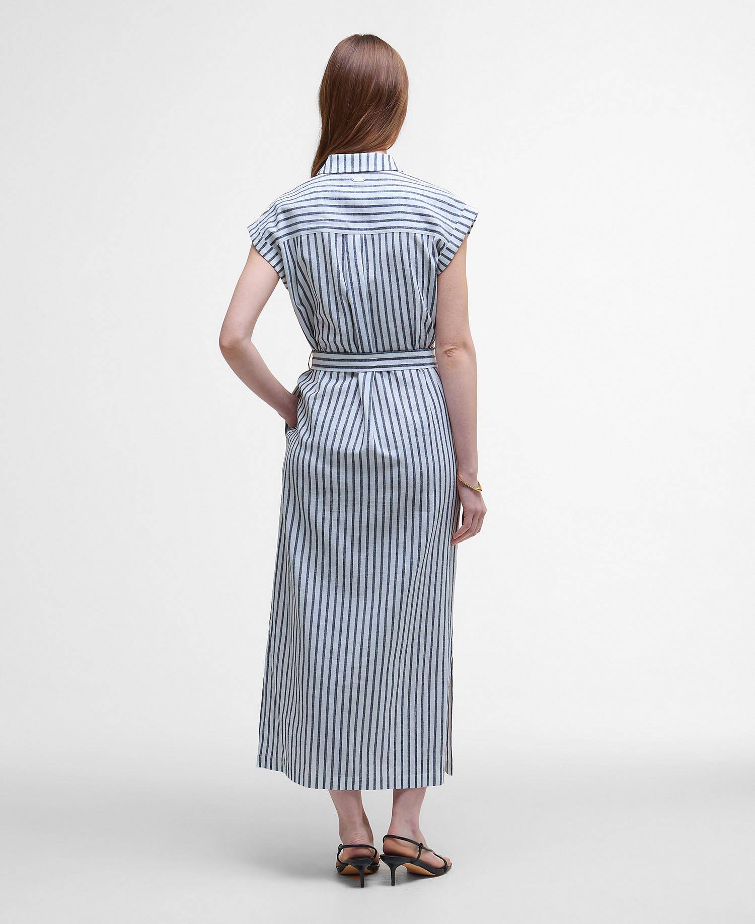 Abby Striped Midi Dress image number 2