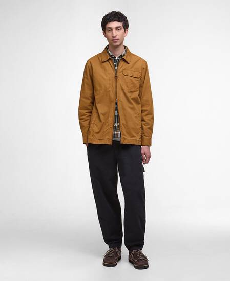 Harton Relaxed Overshirt Bronze Brown