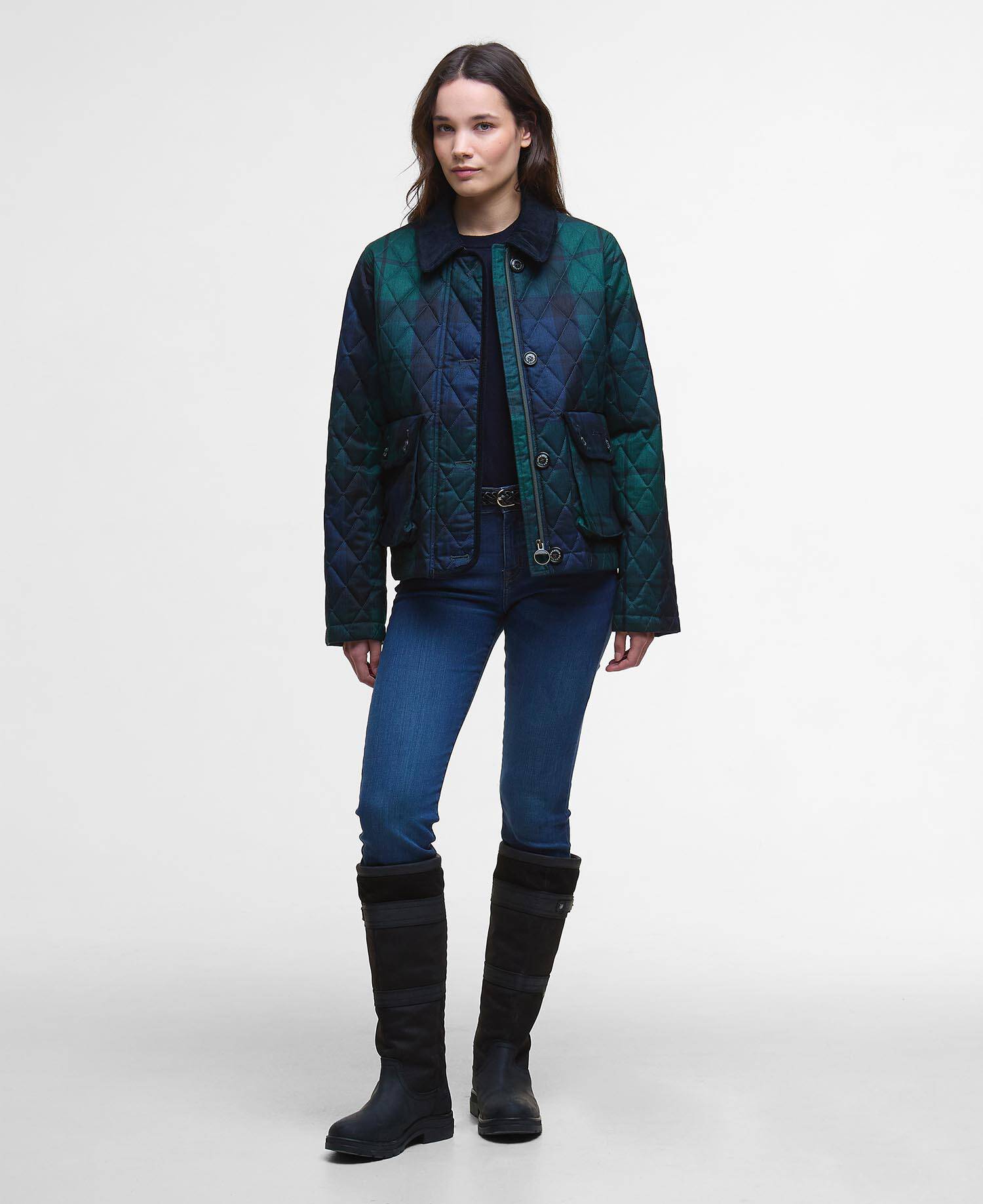Loudon Tartan Quilted Jacket image number 1