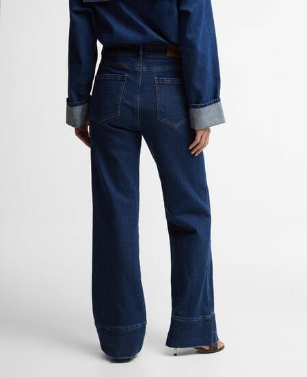 Cartmel Flared Jeans Dark Indigo