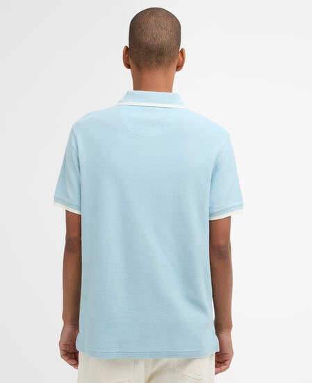 Ferriby Tailored Polo Shirt Surf Blue