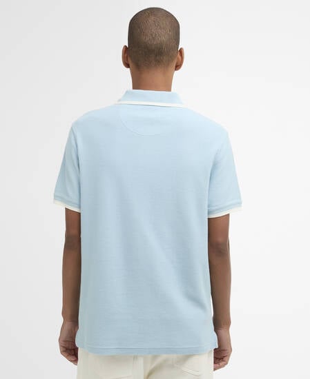 Ferriby Tailored Polo Shirt Surf Blue