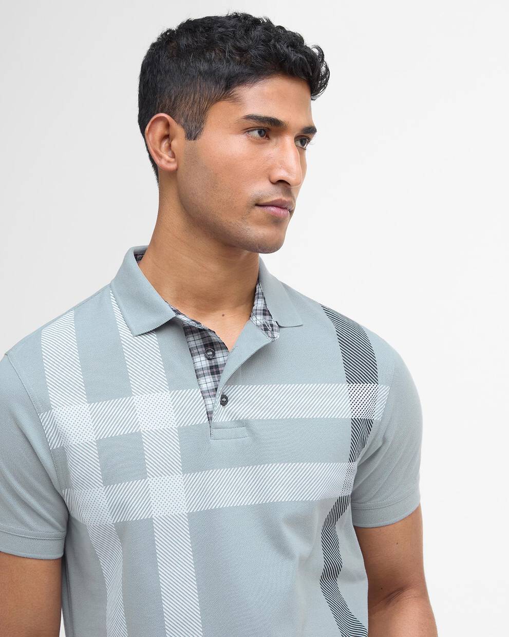 Blaine Tartan Short-Sleeved Polo Shirt