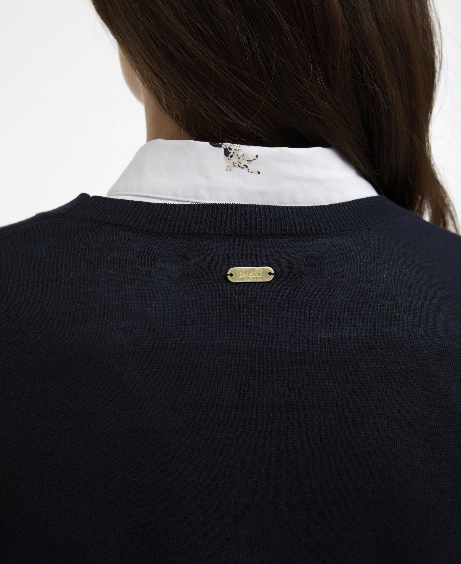 Clover Crew-Neck Jumper Navy image number 5