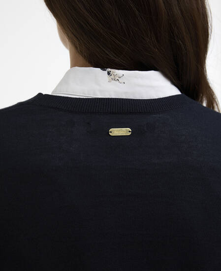 Maglione girocollo Clover Navy
