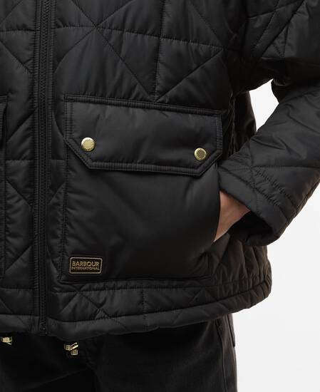 Juliana Quilted Jacket Black