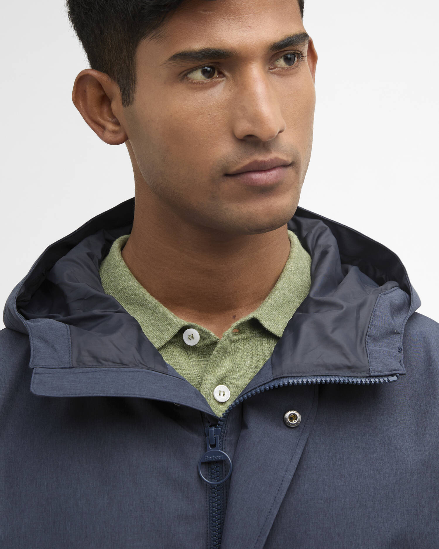 Rokig Hooded Waterproof Mac Dark Navy image number 3