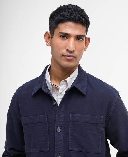 Moleskin Overshirt Navy Moleskin Overshirt Navy
