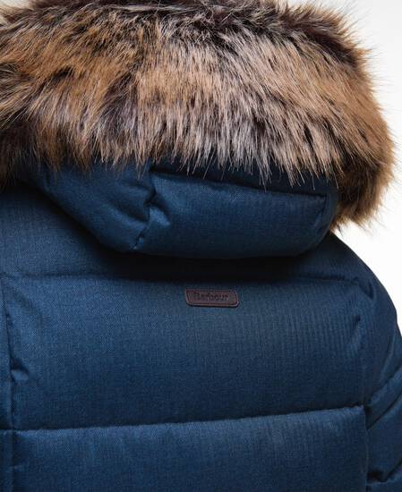 Marjoram Puffer Jacket Dark Navy/Blackwatch