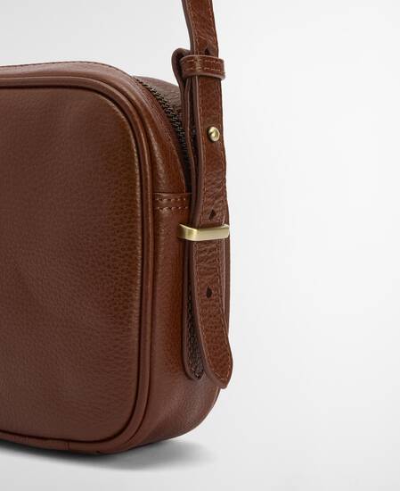 Daphne Leather Crossbody Bag Brown