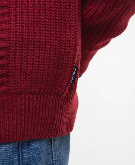 Cleveland Crew Neck Jumper Biking Red Cleveland Crew Neck Jumper Biking Red