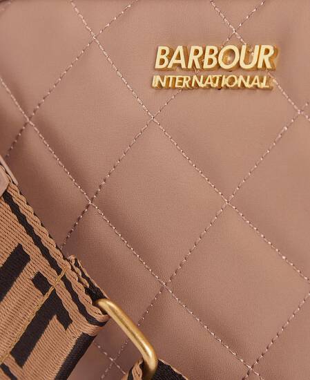 Sloane Quilted Crossbody Bag Camel