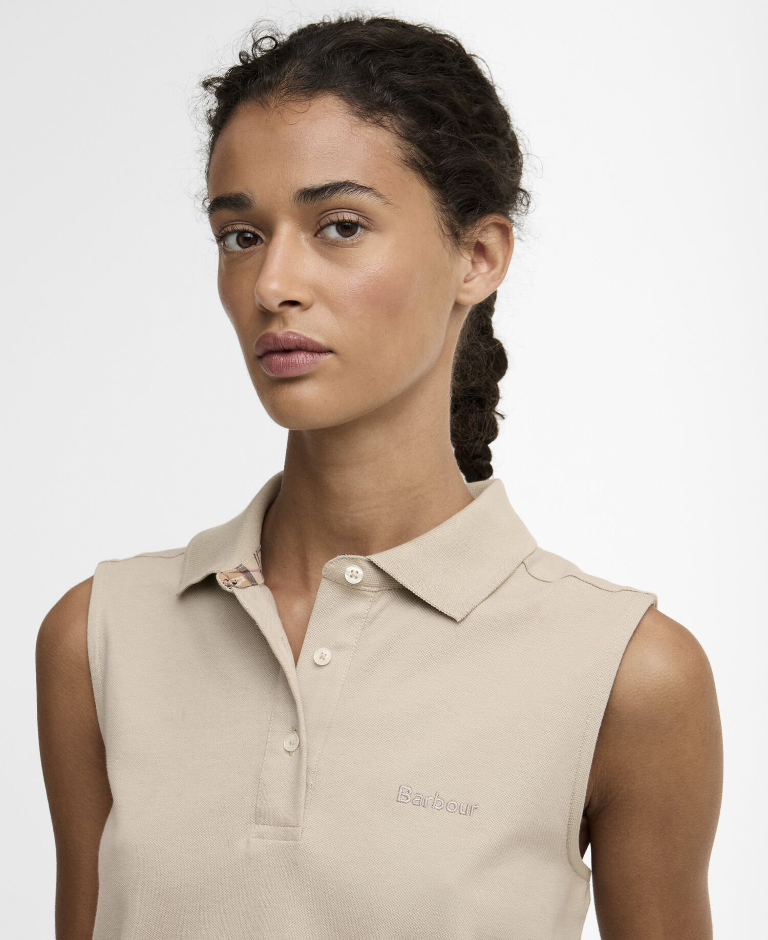 Poloshirt Bowford Sleeveless Light Sand