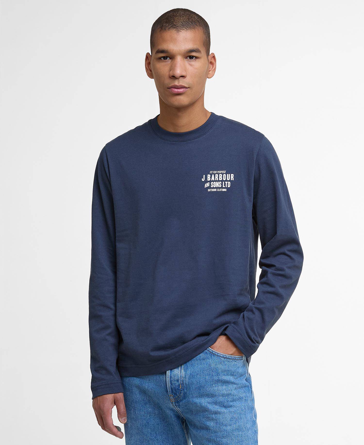 Pointer Long-Sleeved Graphic T-Shirt image number 0