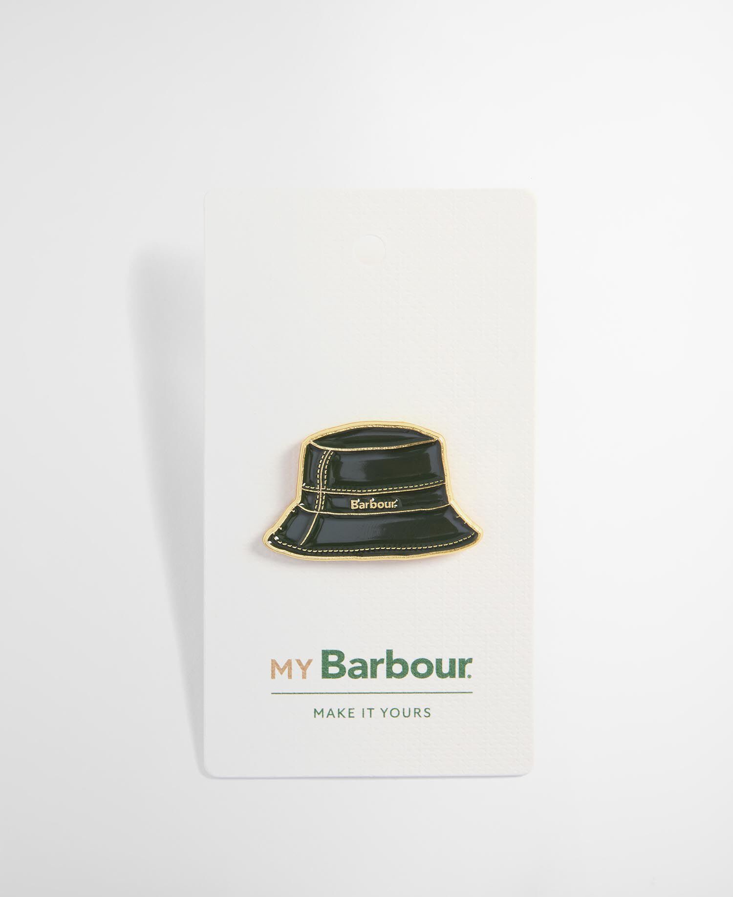 Barbour Bucket Hat Pin Badge Bucket Hat