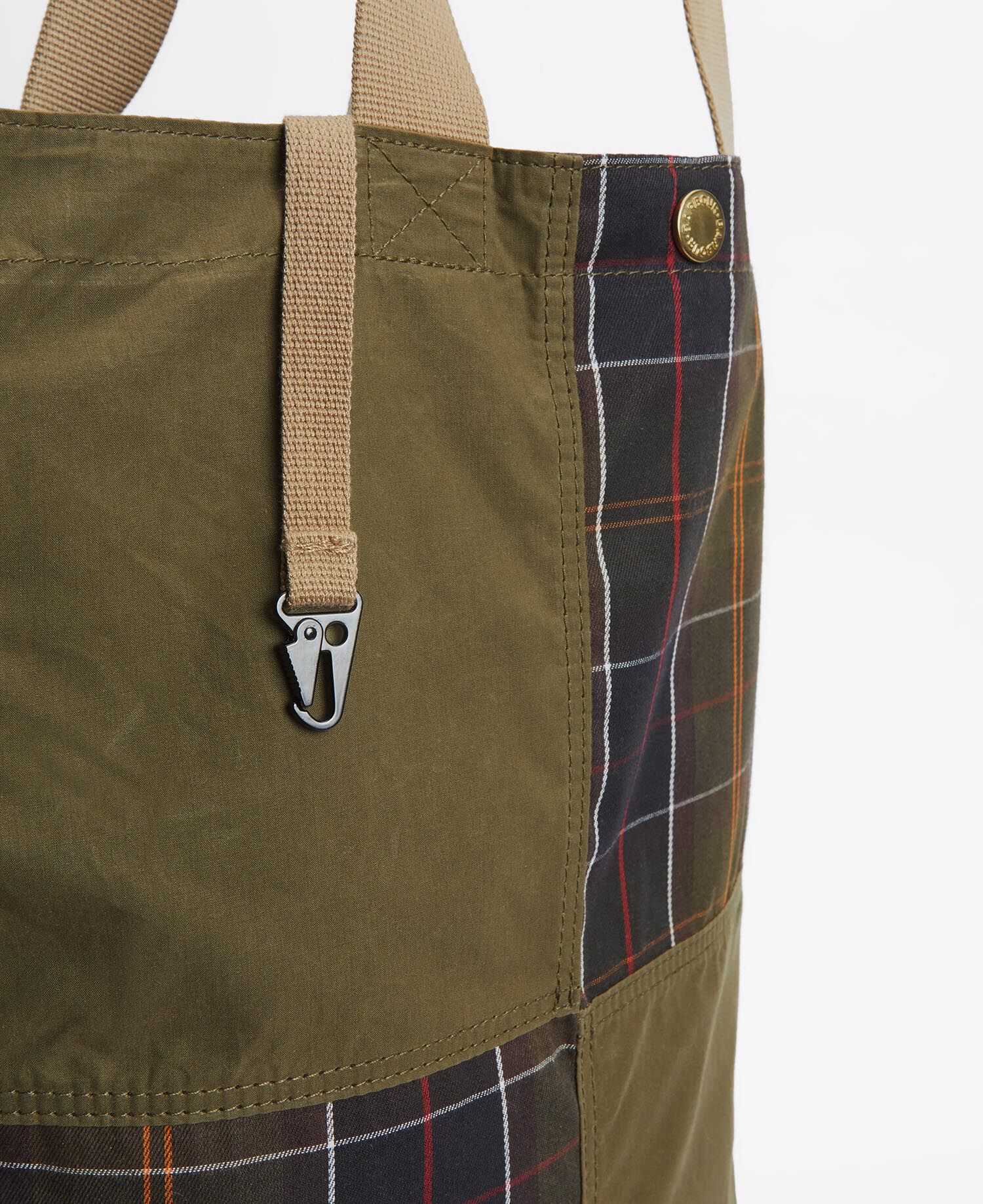 Transport Patchwork Tote Bag Dusky Green