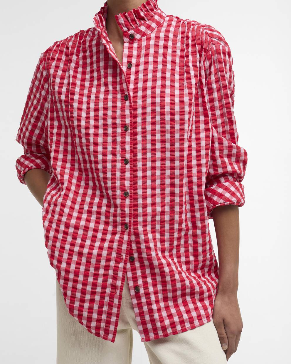 Esther Gingham Oversized Shirt