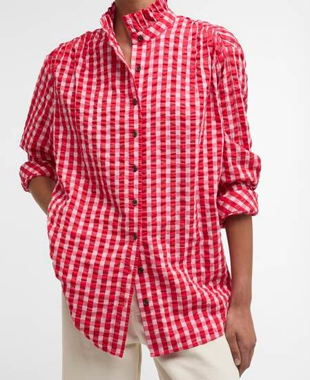 Esther Gingham Oversized Shirt Multi