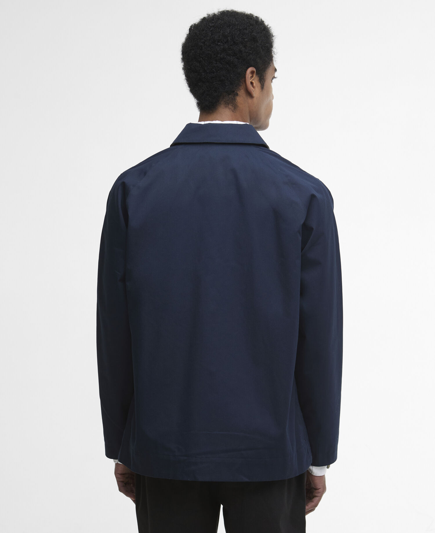 Short Rokig Waterproof Jacket Navy/Highland Loch