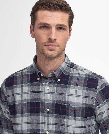 Kyeloch Tailored Long-Sleeved Shirt Blue Granite Kyeloch Tailored Long-Sleeved Shirt Blue Granite