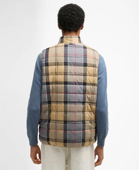 Reversible Tartan Puffer Gilet Dress Tartan