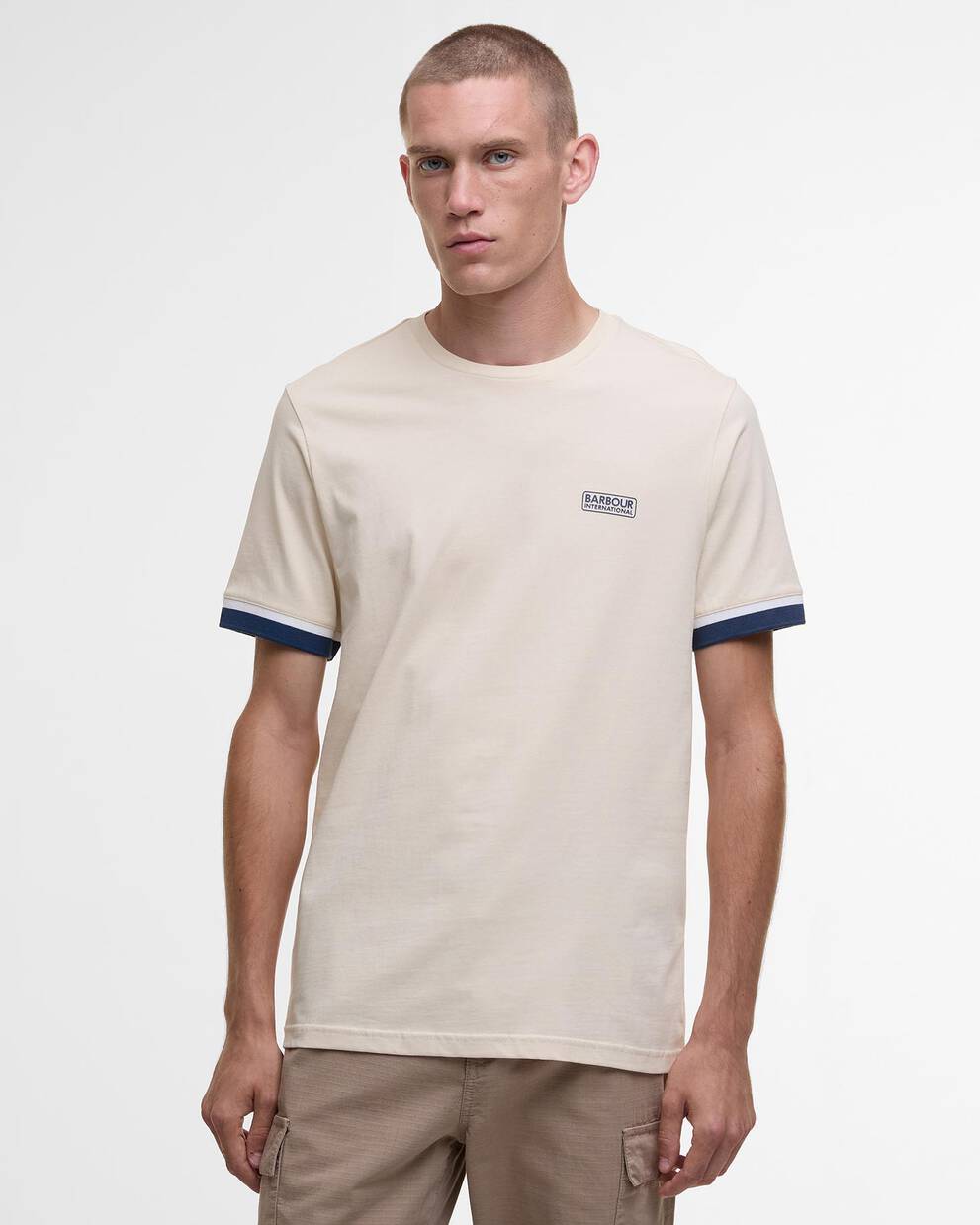 Deep Cuff Evan Tipped T-Shirt