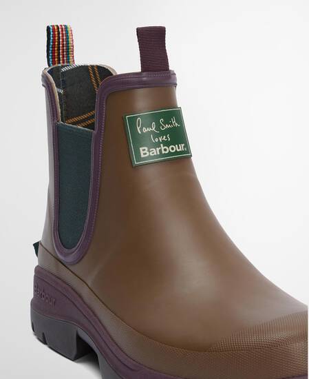 Paul Smith loves Barbour Ankle Wellingtons Tan