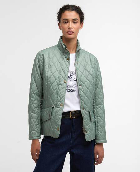Flyweight Cavalry Quilted Jacket Blue Sage