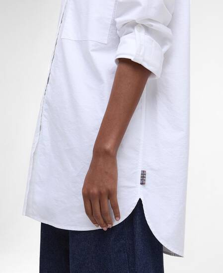 Highclere Oversized Oxford Shirt White