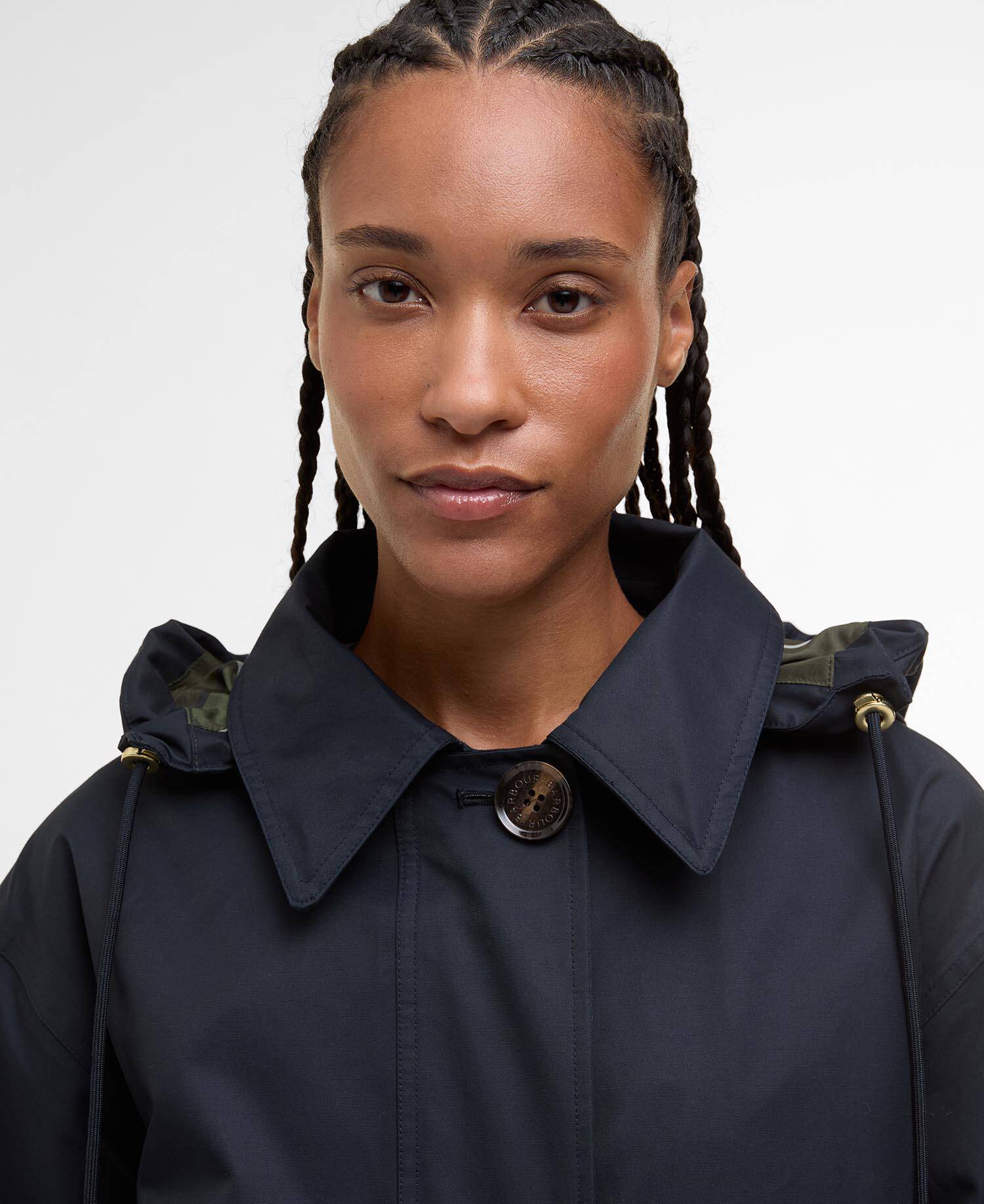 Bronagh Waterproof Jacket Dark Navy/Ancient Poplar image number 3