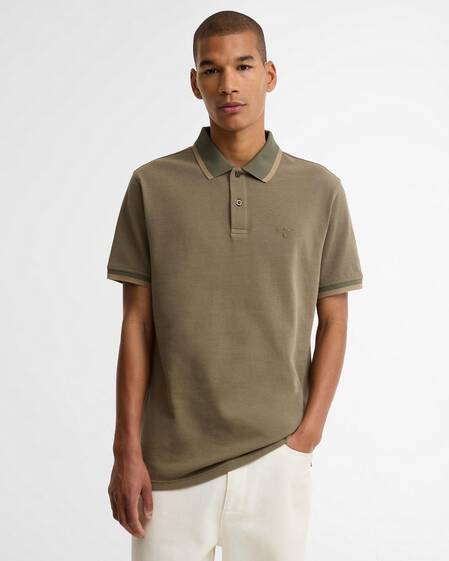Barnard Short-Sleeved Polo Shirt Dusty Olive