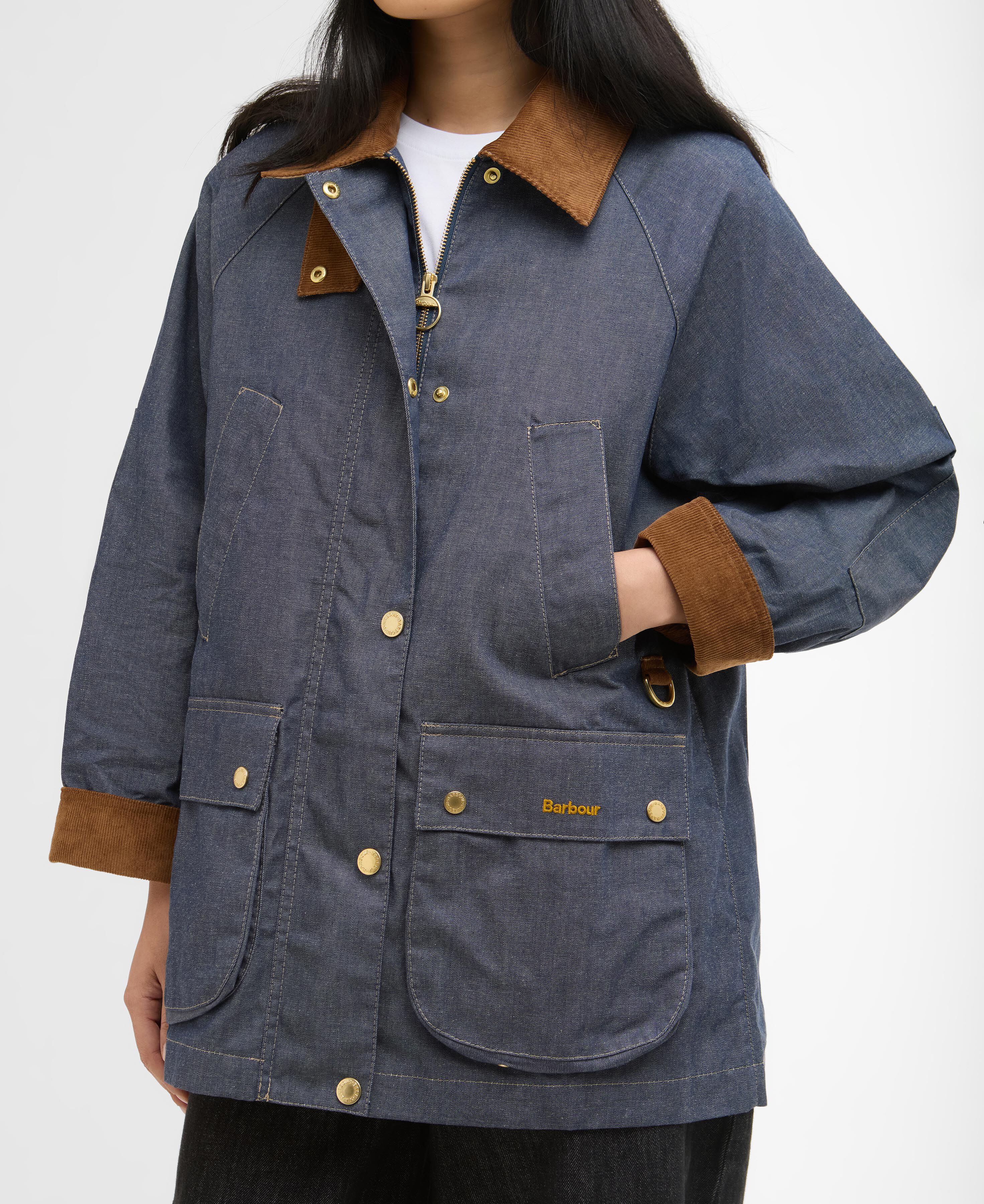 Giacca casual Asker in denim Indigo / Dress