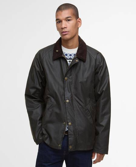Tracker Waxed Jacket Olive