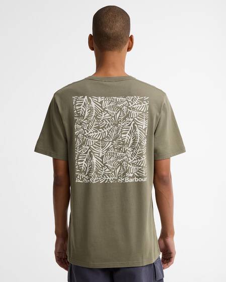 Dearham Graphic Tailored T-Shirt Dusty Olive